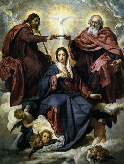 unknow artist The Coronation of the Virgin